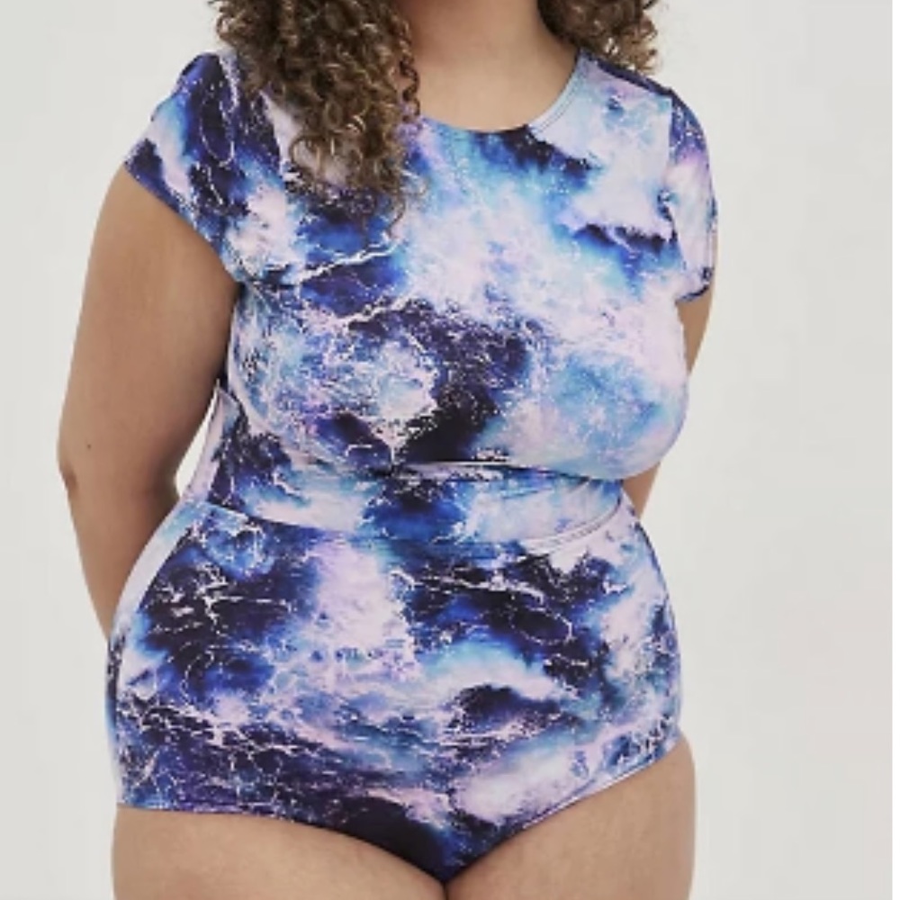 Torrid NWT One-Piece Galaxy Swimsuit Size 3x